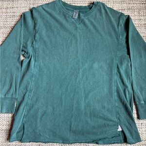NWOT AS Revival Oversized Teal Long Sleeve Shirt